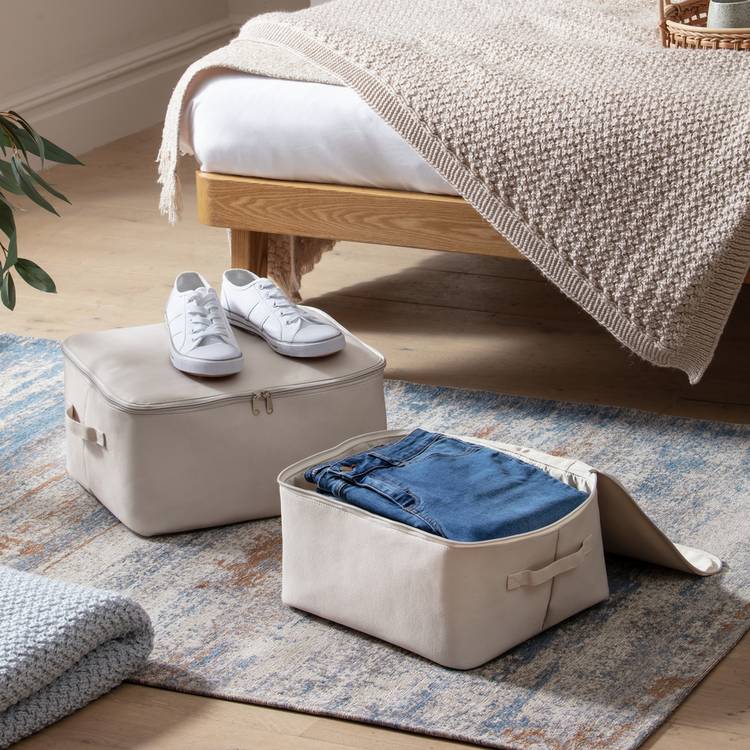 Argos Home Pack of 2 Clothing Storage Bags - Natural 0