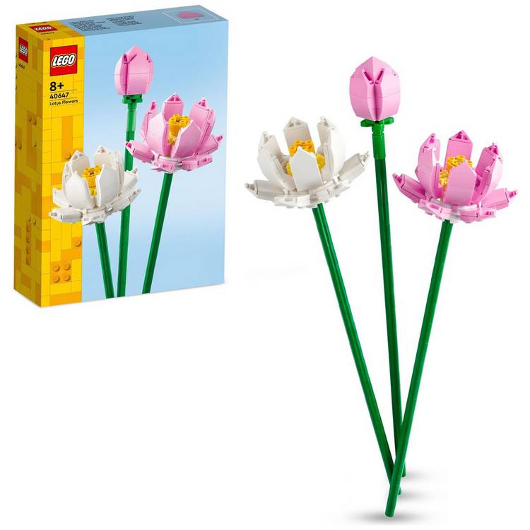 LEGO Creator Lotus Flowers Bouquet Set 40647 0