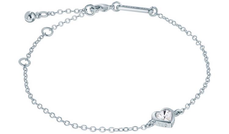 Ted Baker Hansaa Crystal Heart Adjustable Bracelet