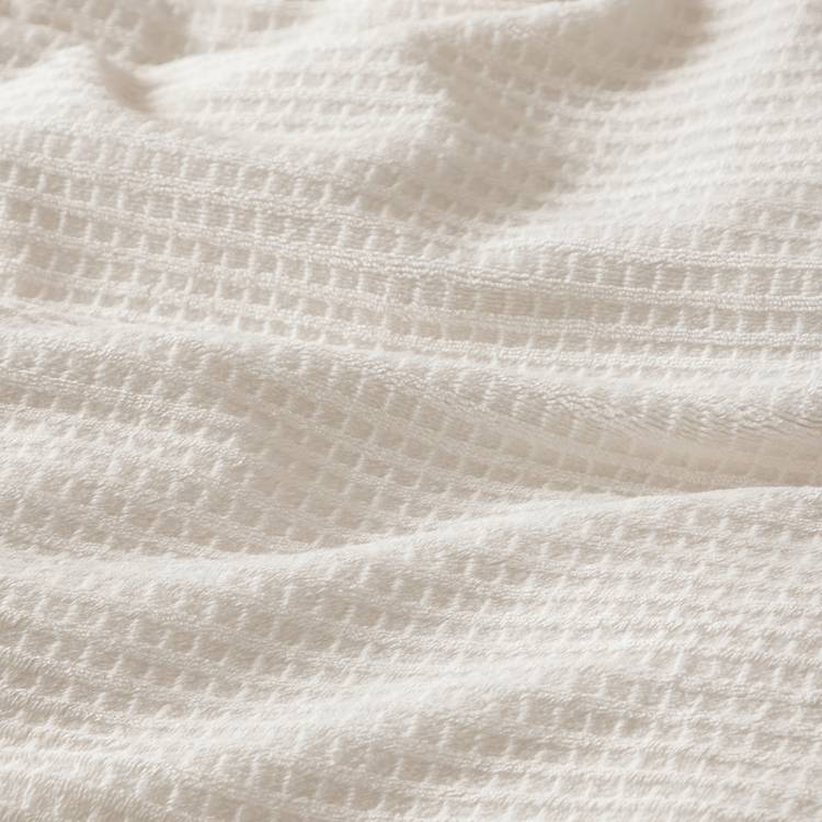 Argos Home Waffle Fleece Ivory Bedding Set - Double 0