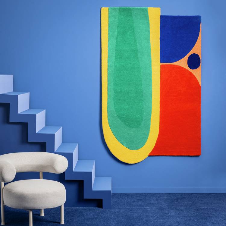 Habitat 60 Ripple Rug by Simone Brewster - 120x190cm 0