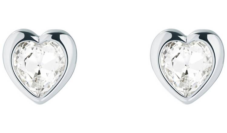 Ted Baker Han Crystal Heart Stud Earrings