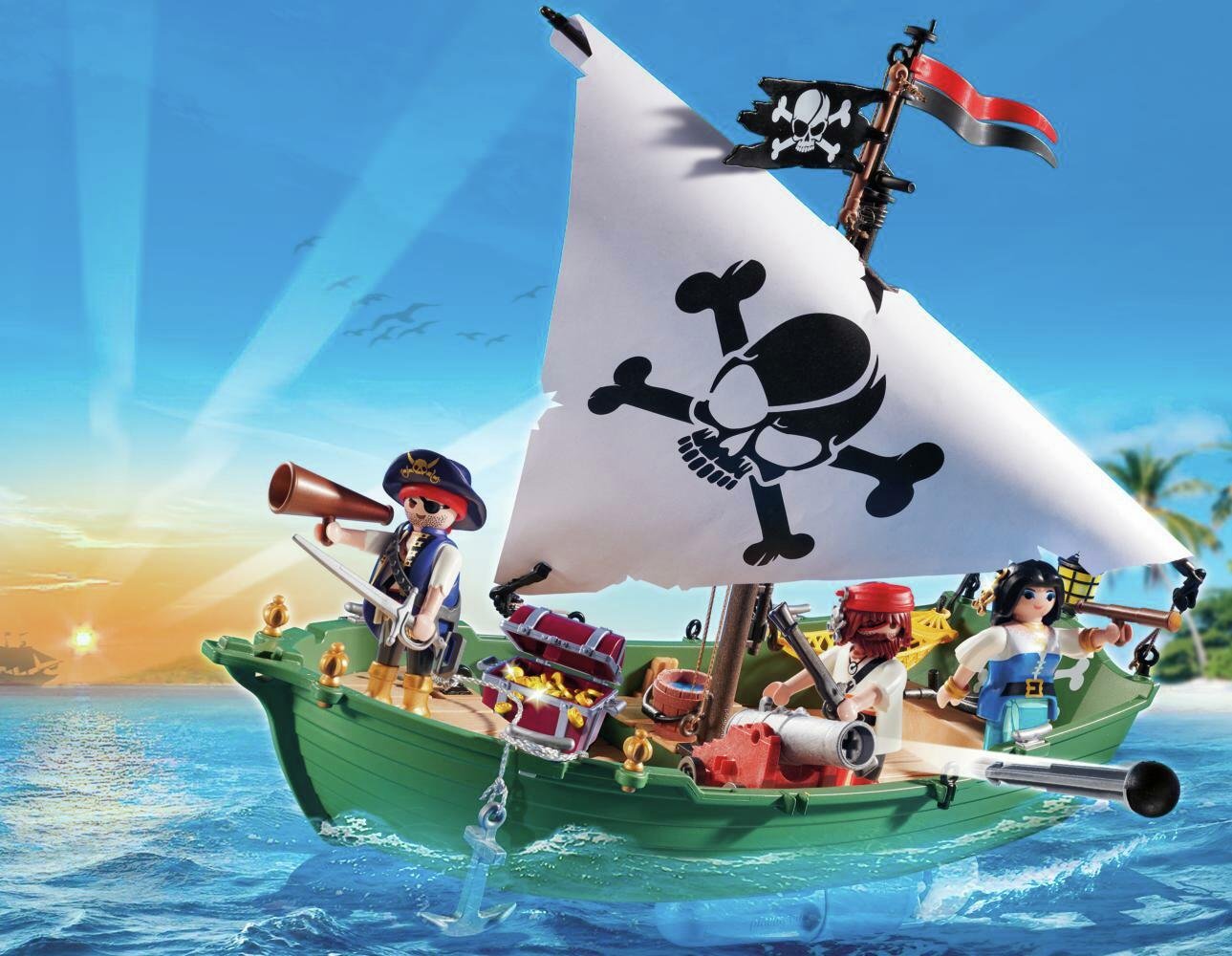 Playmobil 70151 Pirate Ship and Motor Playset Review