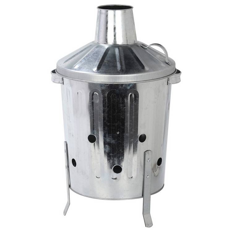 Galvanised Incinerator - 15L 0