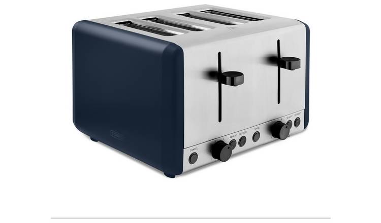 Tower T20086MNB Sera 4 Slice Toaster - Midnight Blue