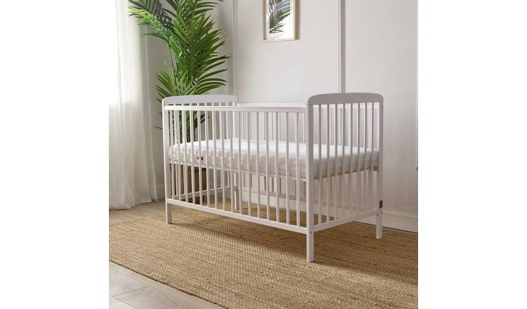 Buy Baby Elegance Starlight Baby Cot with Mattress White Cots and cot beds Argos