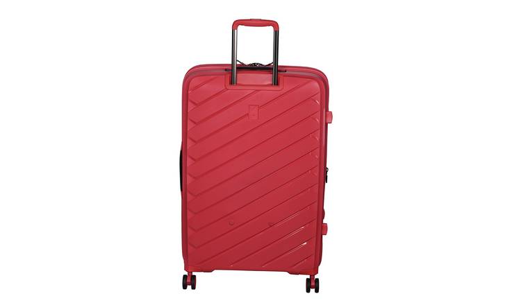 It luggage red store hard shell