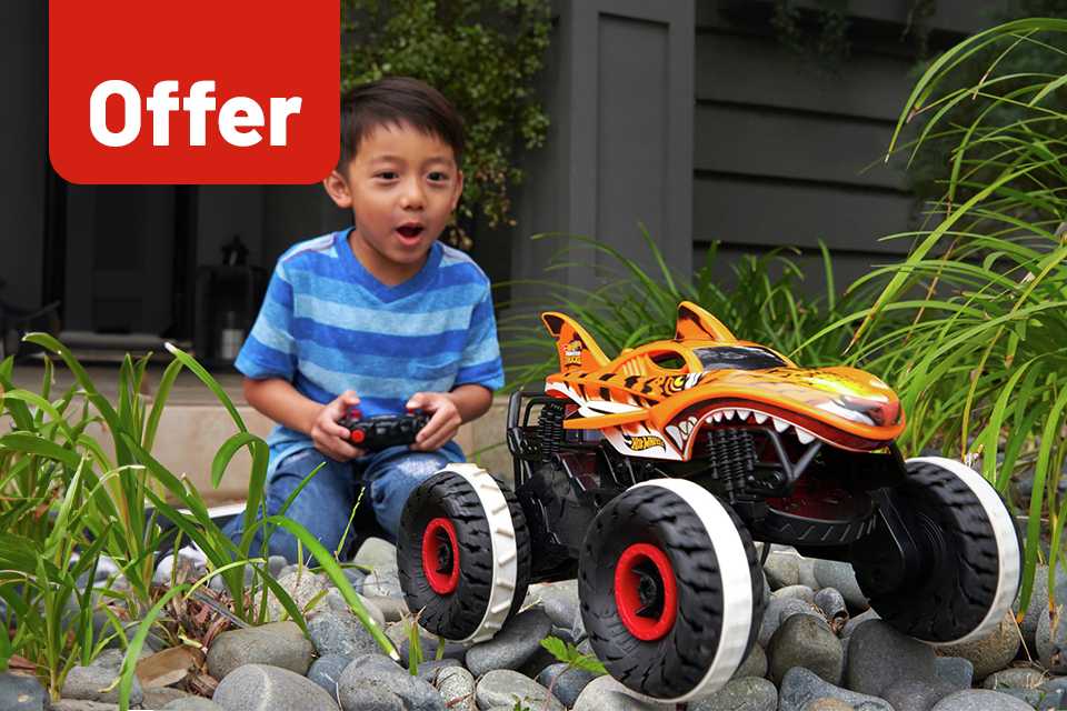 Save up to 20% on Selected Hot Wheels Monster Trucks.