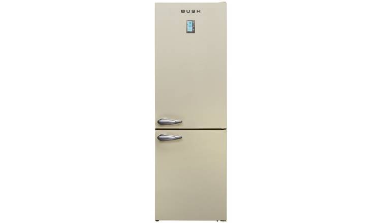 Bush RETROEFFCE Freestanding Fridge Freezer - Cream