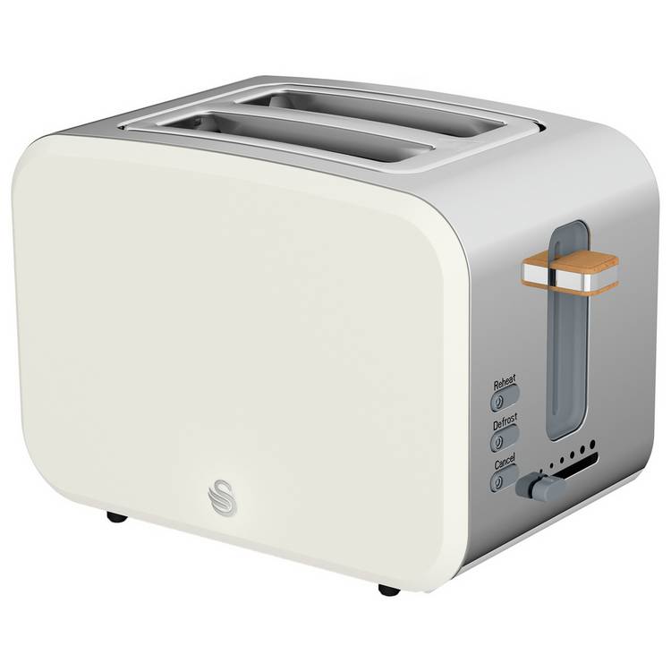 Swan ST14610WHTN Nordic 2 Slice Toaster - White 0