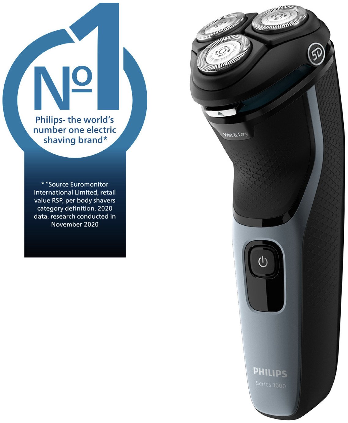 Philips Series 3000 Wet and Dry Electric Shaver S3133/51 Reviews ...