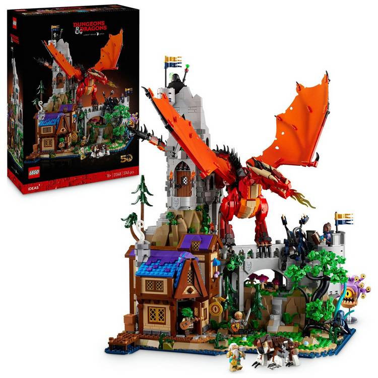 LEGO Ideas Dungeons & Dragons: Red Dragon's Tale Set 21348 0
