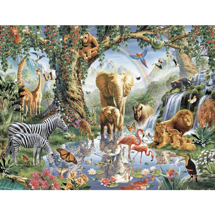 Walltastic Jungle Lake Kids Wall Mural 0