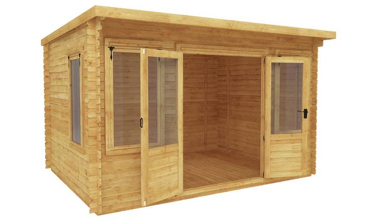 Mercia 4m x 3m Pent Log Cabin