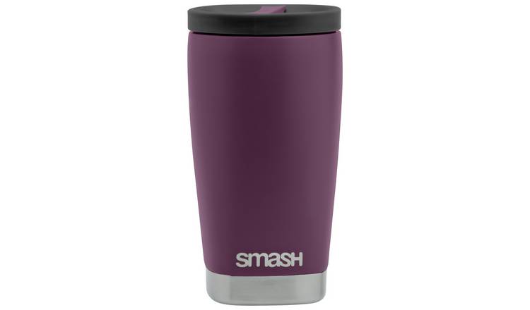 Smash Burgundy Travel Coffee Mug - 350ml