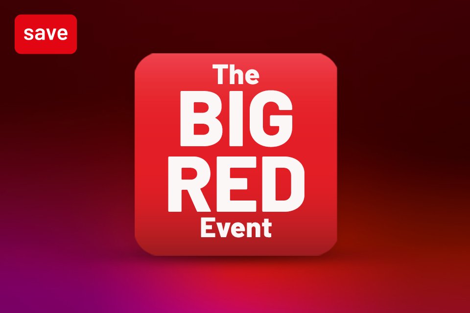 The Big Red Event. Save up to 30% on selected toys and nursery. Use codes RED10, RED20 and RED30.