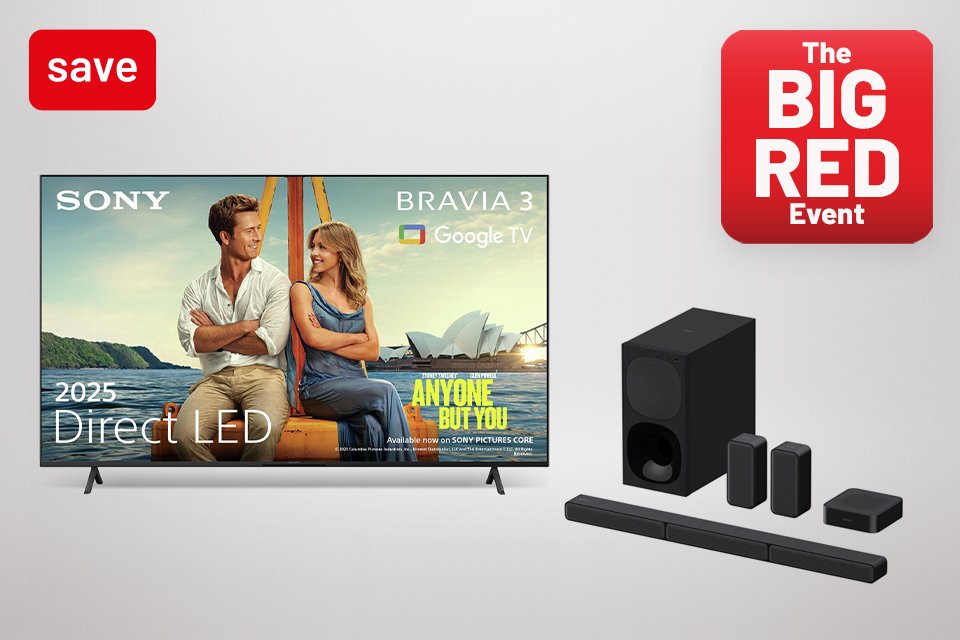 The Big Red Event. Save up to 20% selected TVs and home AV. use code RED10 or RED20.
