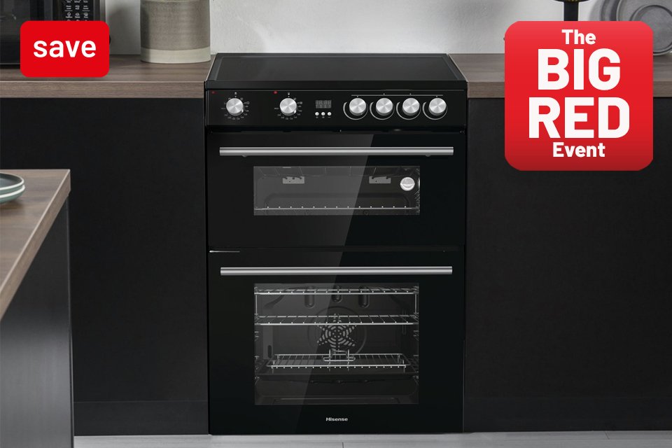 The Big Red Event. Save up to 20% on selected cooking appliances. Using codes RED10 and RED20.