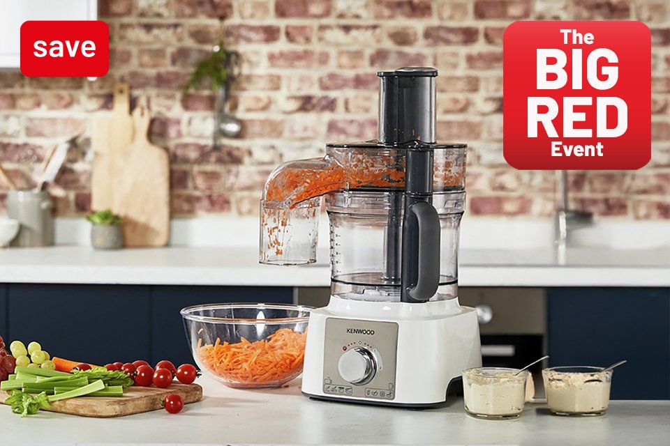 The Big Red Event. Save 50% on selected appliances. Using code RED50.