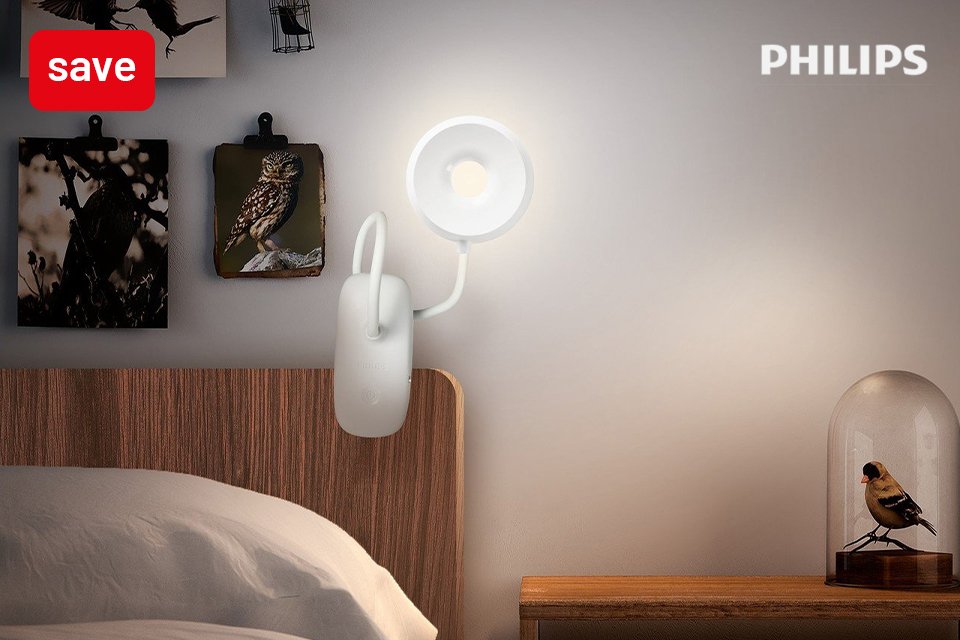 Save 20% on Philips Lighting. Includes ceiling lights, desk lamps, bulbs and more.
