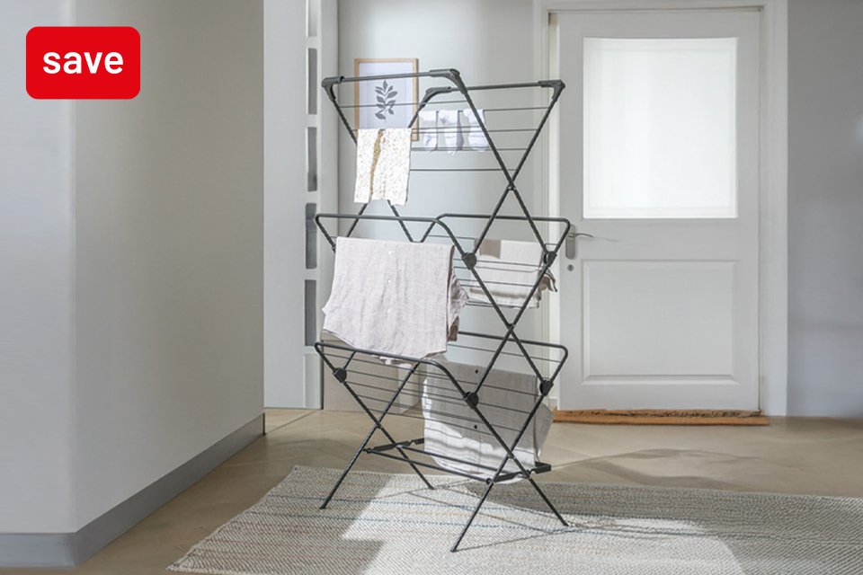 Save up to 50% on selected Spring cleaning and utility essentials. Includes cleaning supplies, clothes airers, storage and more.