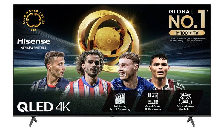 Hisense 65 In 65E7NQTUK Pro Smart 4K UHD HDR QLED Freely TV