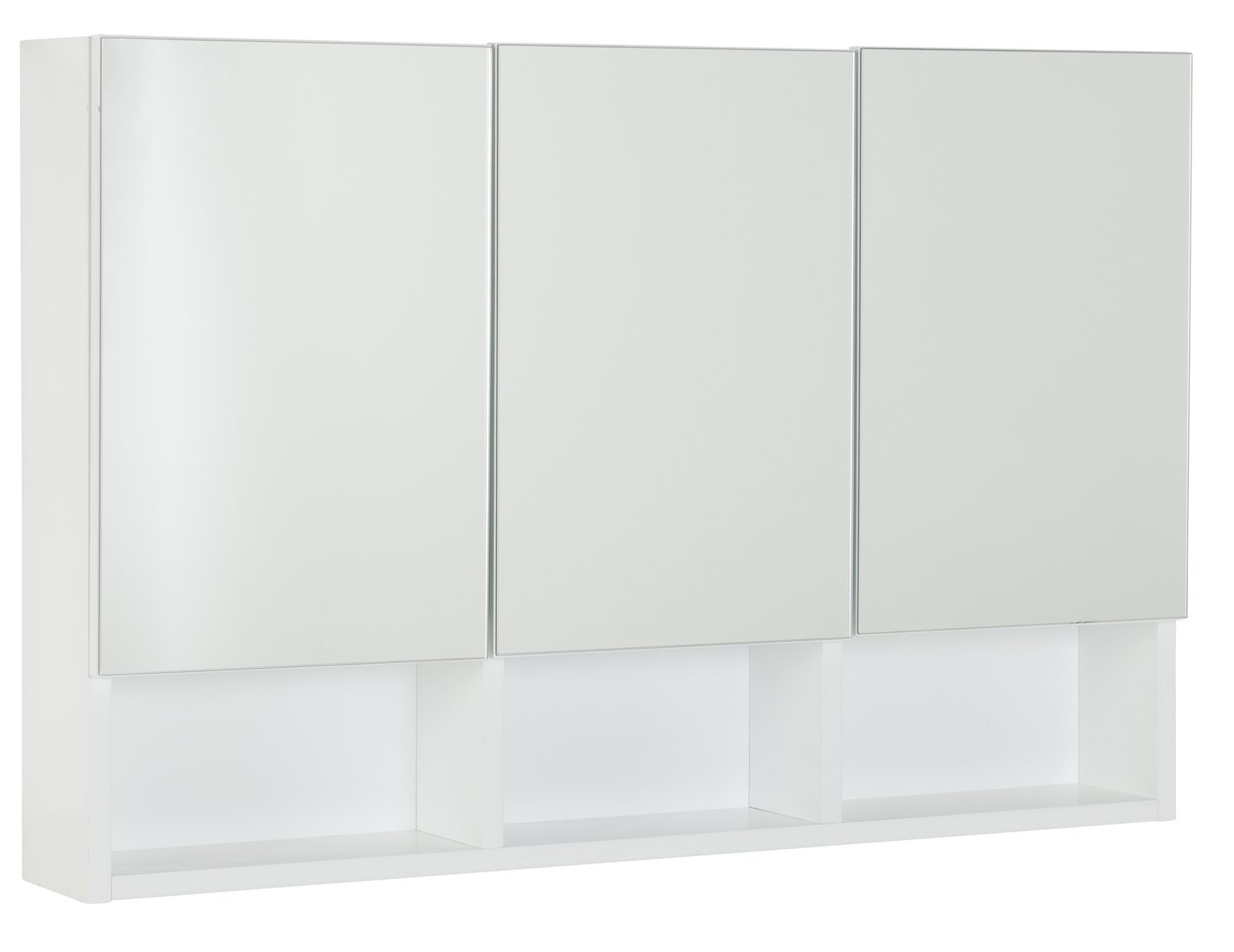 Argos Home 3 Door Mirrored Wall Cabinet