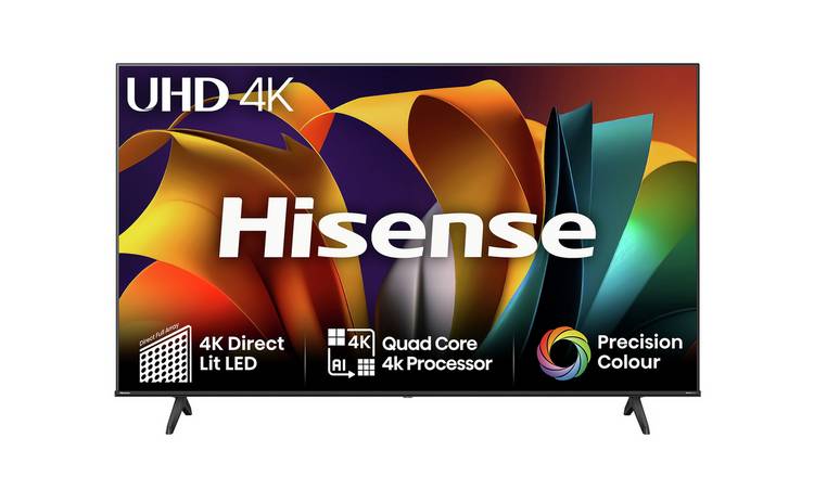 Hisense 75 Inch 75A6NTUK Smart 4K UHD HDR LED Freely TV