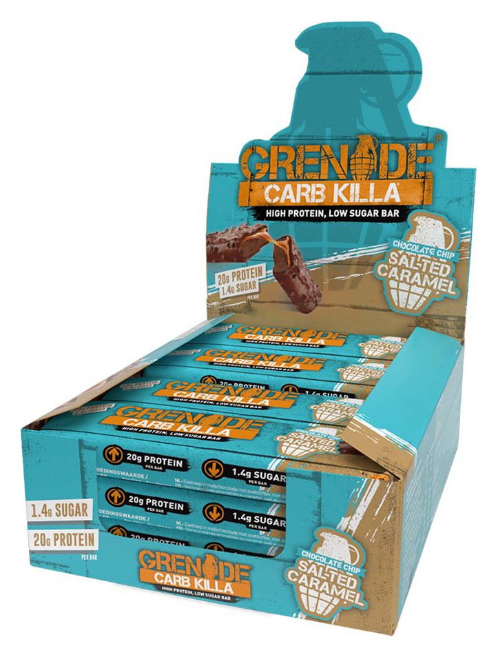 Grenade Carb Killa Bar Choc Chip Salted Caramel 12 x 60g Review