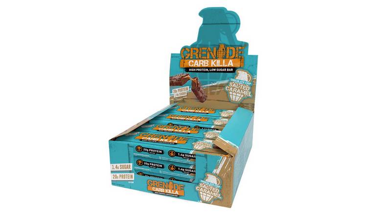 Grenade Carb Killa Bar Choc Chip Salted Caramel 12 x 60g