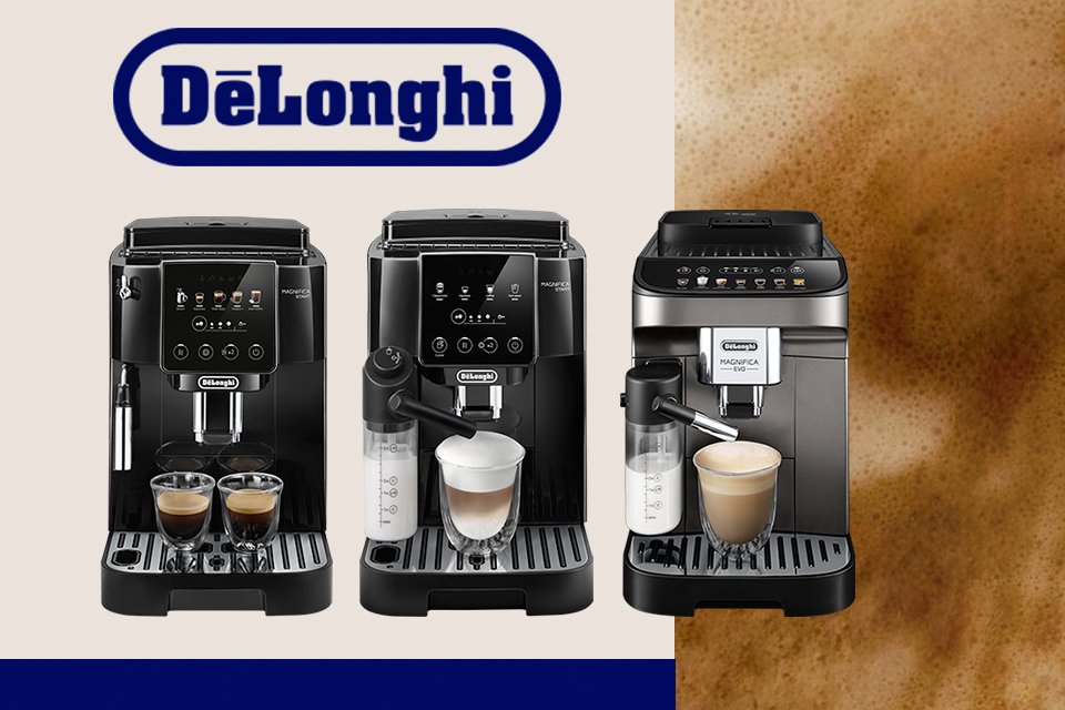 Save on selected De'Longhi coffee machines. Use codes RED10, RED20 & RED30.