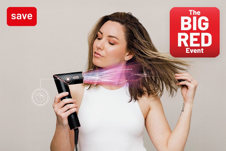 The Big Red event. Save up to 50% on health & beauty. Using codes RED10, RED20, RED30 & RED50.