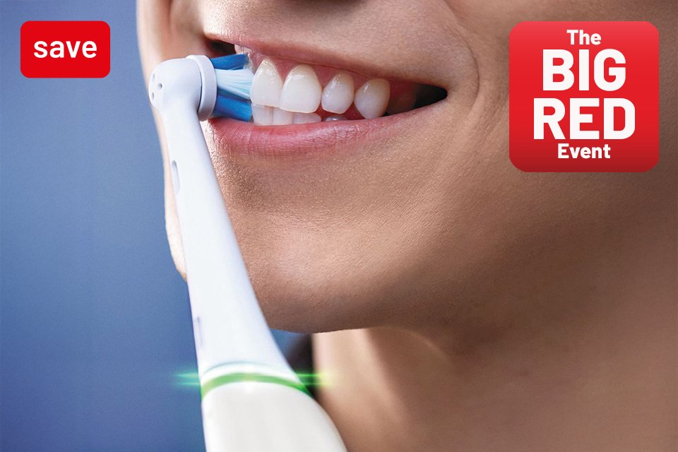 The Big Red event. Save up to 50% on selected dental care. Using codes RED10, RED20, RED30 & RED50.