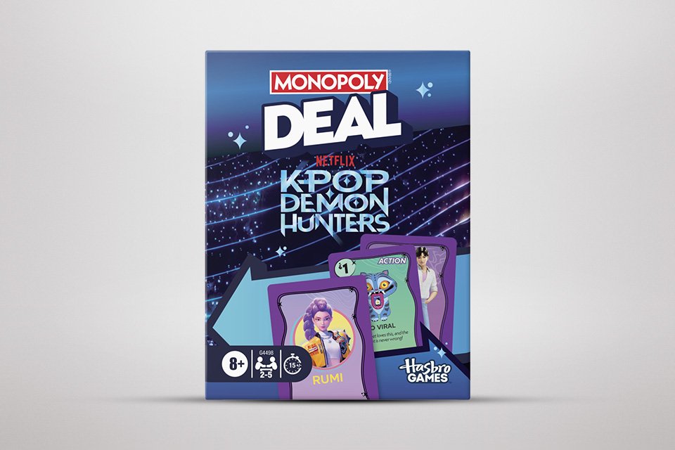 Kpop Demon Hunters Monopoly Deal Game.