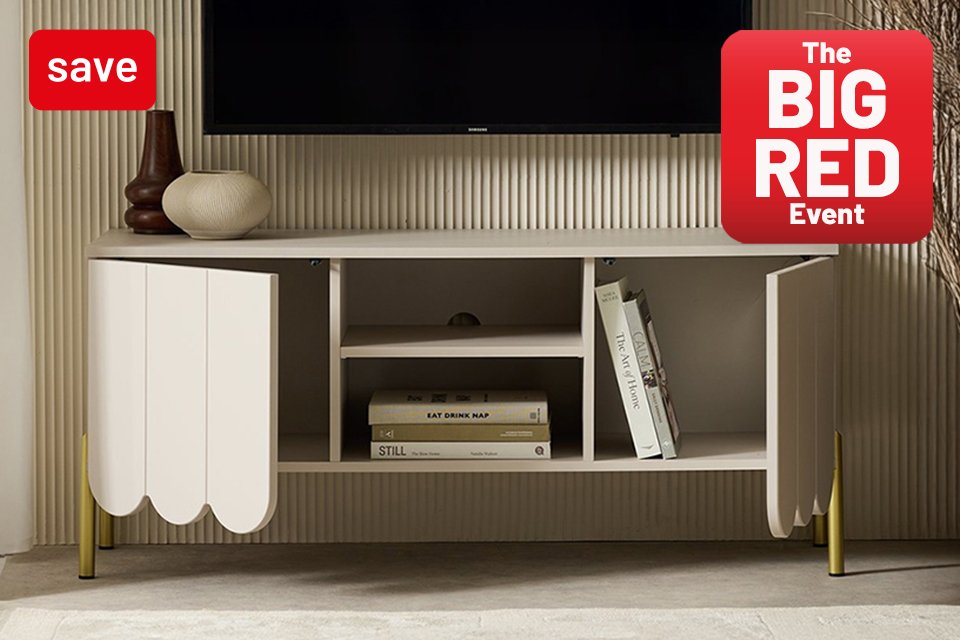 The Big Red Event. Save on selected furniture. Use codes RED10, RED20, RED30 or RED50.