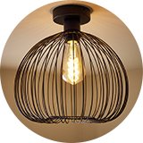 Ceiling lights.