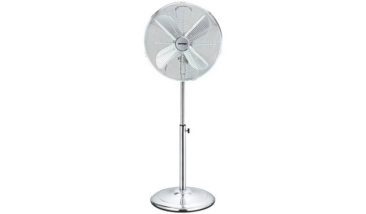 Challenge Chrome Pedestal Fan - 16 Inch