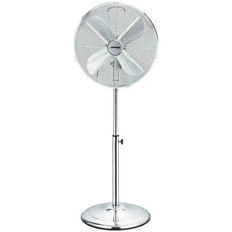 Challenge Chrome Pedestal Fan - 16 Inch 0