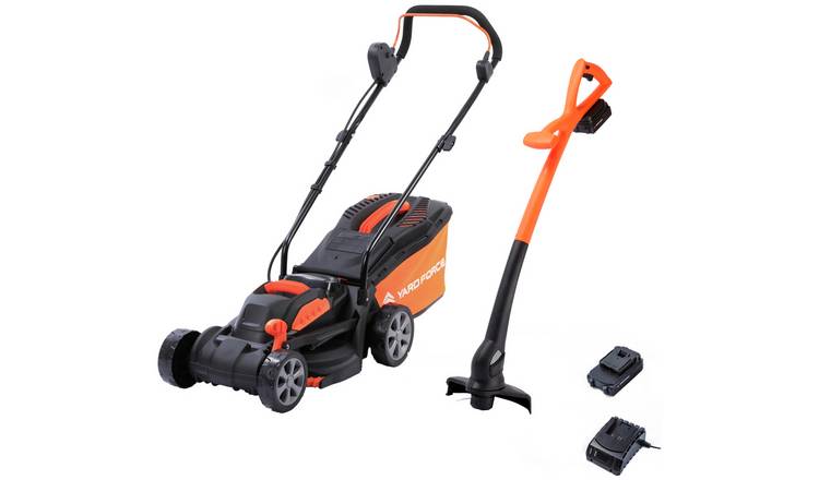 Yard Force Cordless LawnMower & Trimmer Set - 20V