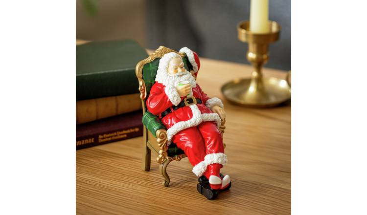 Argos Home Sitting Santa Christmas Decoration