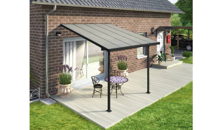 Palram Feria 3 X 3m Patio Cover - Grey