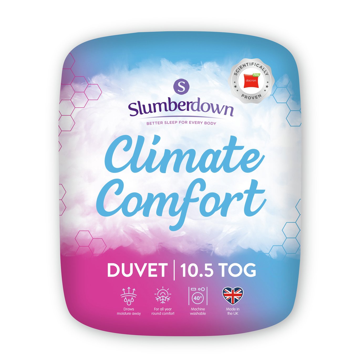 Slumberdown Climate Comfort 10.5 Tog Duvet - Superking