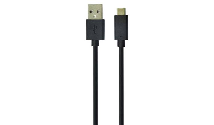 USB to Type C 2m Charging Cable - Black