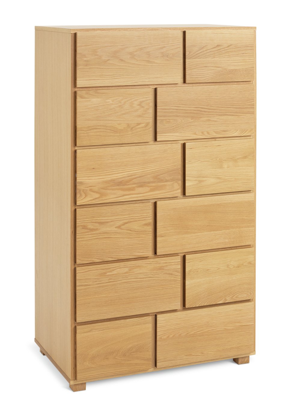 Habitat 60 Hana 12 Drawer Tallboy - Oak