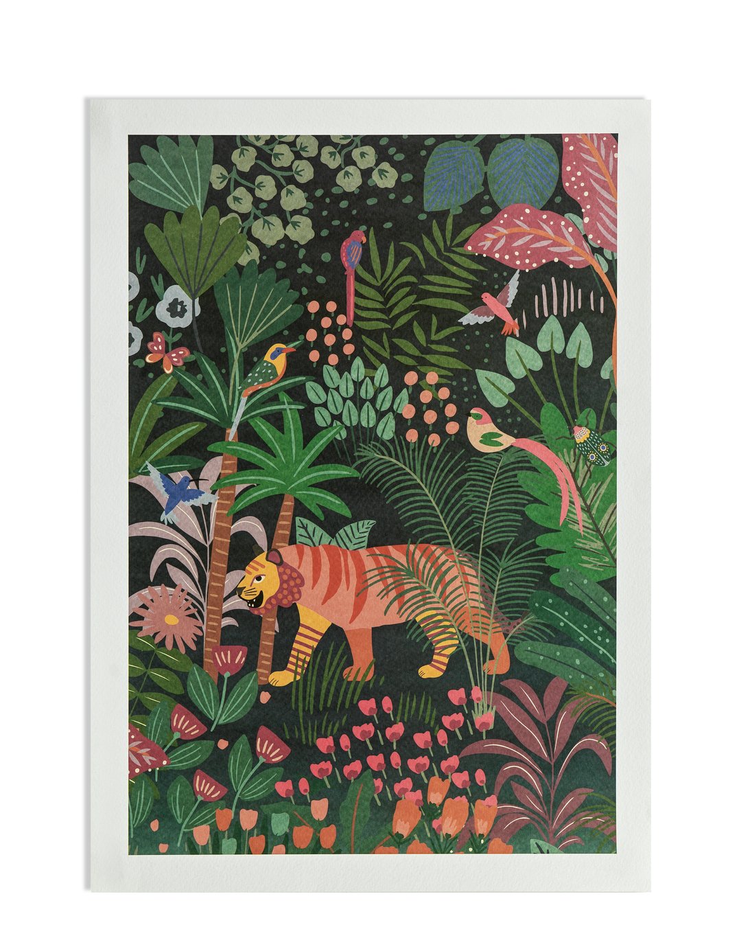 Habitat Enchanted Jungle Print Unframed Wall Art - A3