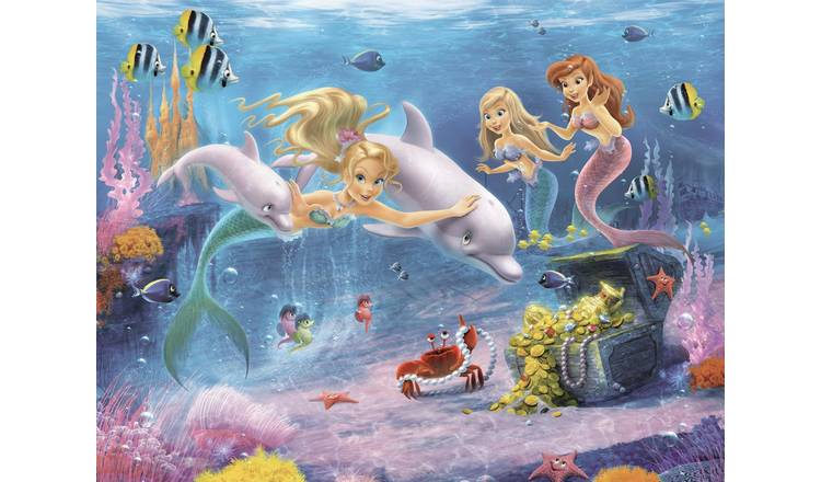 Walltastic Magical Mermaids Kids Wall Mural