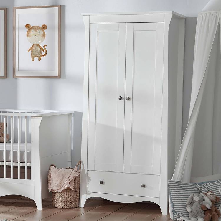 Cuddleco Clara 3 Piece Nursery Furniture Set - White 0