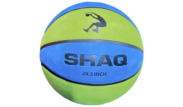 Shaq Performance Rubber Size 7 Basketball - Blue/ Yellow