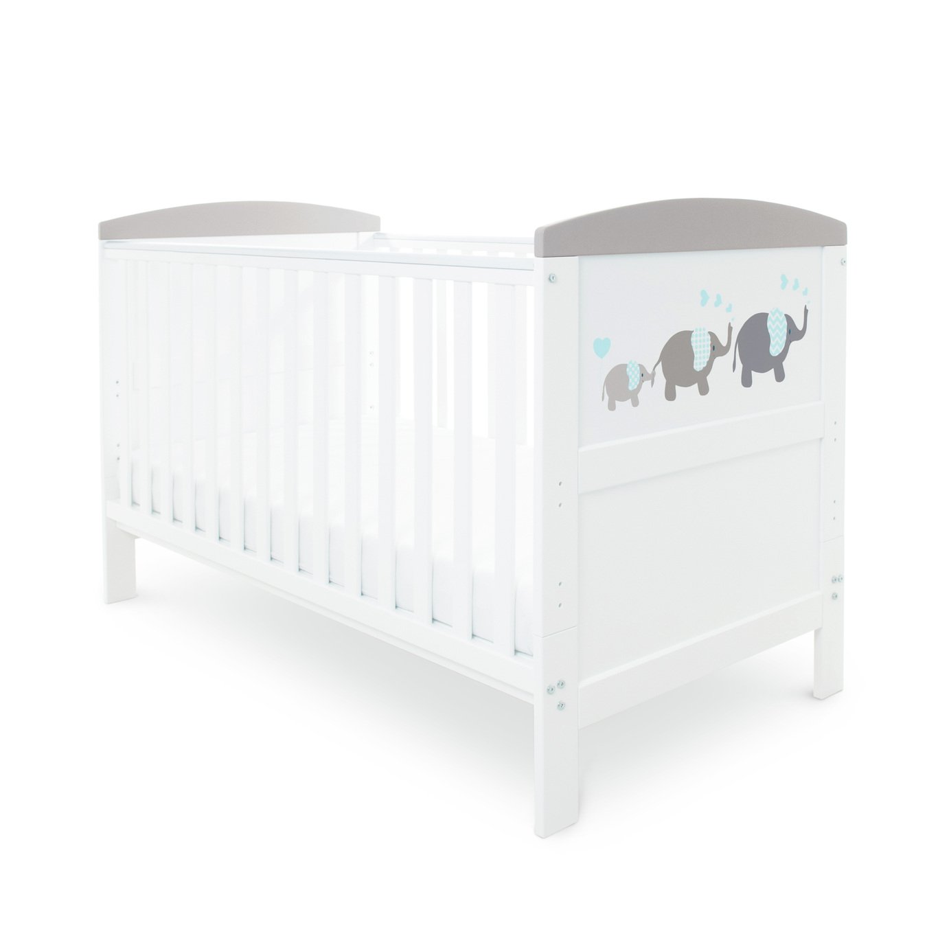 argos grey cot