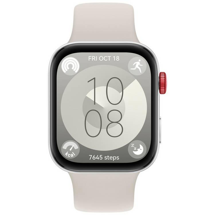 HUAWEI Watch Fit 3 Smart Watch - Moon White 0